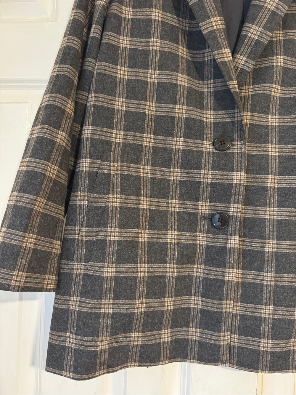 Madewell Dorset Blazer in windowpane size M - Picture 7 of 11